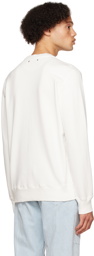 Golden Goose White Archibald Sweatshirt