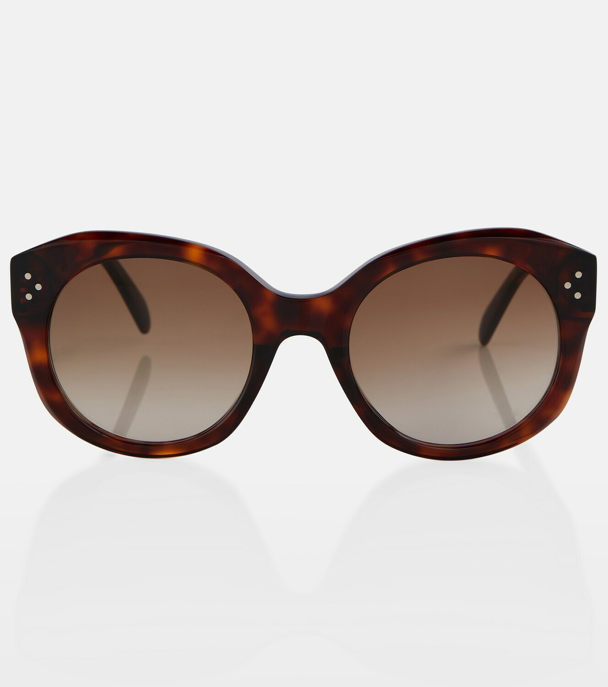 Celine Eyewear Tortoiseshell round sunglasses Celine display picture 1