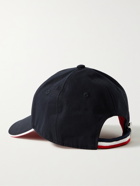 MONCLER - Logo-Appliquéd Cotton-Twill Baseball Cap - Blue