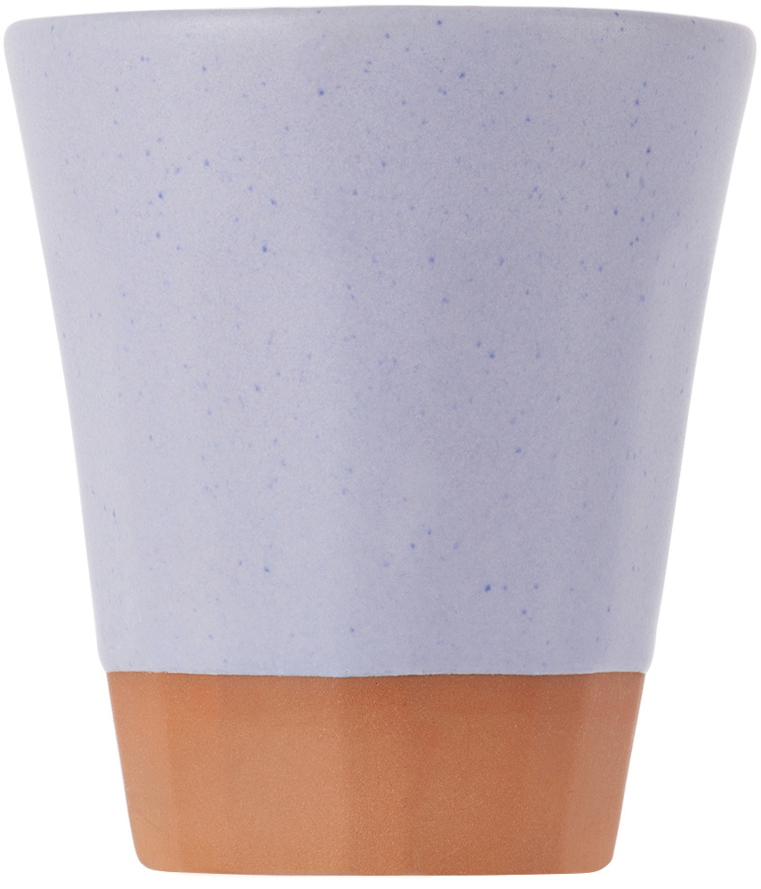 BKLYN CLAY SSENSE Exclusive Purple Faceted Tumbler