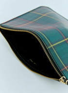Comme des Garçons Wallet Lenticular Tartan Large Pouch