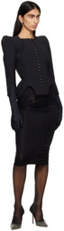 Mugler Black Curvy Jacket