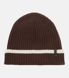 Brunello Cucinelli Monili ribbed-knit cashmere beanie