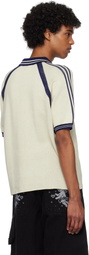 Carne Bollente Beige & Blue Captain Kinky Polo