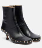 Chloé Junie studded leather ankle boots