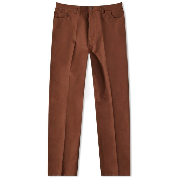 Photo: Valentino Men's Straight Leg Trousers in Tobacco