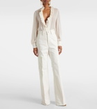Tom Ford Mid-rise wide-leg jeans