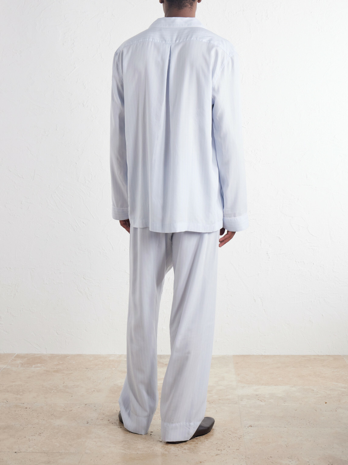 Zimmerli - Striped Lyocell Pyjama Set - Blue