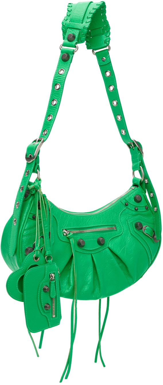 Balenciaga green purse sale