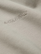 A-COLD-WALL* - Dissection Oversized Logo-Embroidered Organic Cotton-Blend Jersey Hoodie - Gray - M