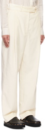 TOTEME Off-White Deep Pleat Trousers