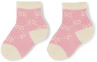 Gucci Baby Pink GG Socks