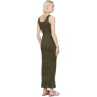 JW Anderson Khaki Fitted Tank Dress