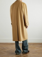 CELINE - Brushed Wool-Felt Coat - Brown