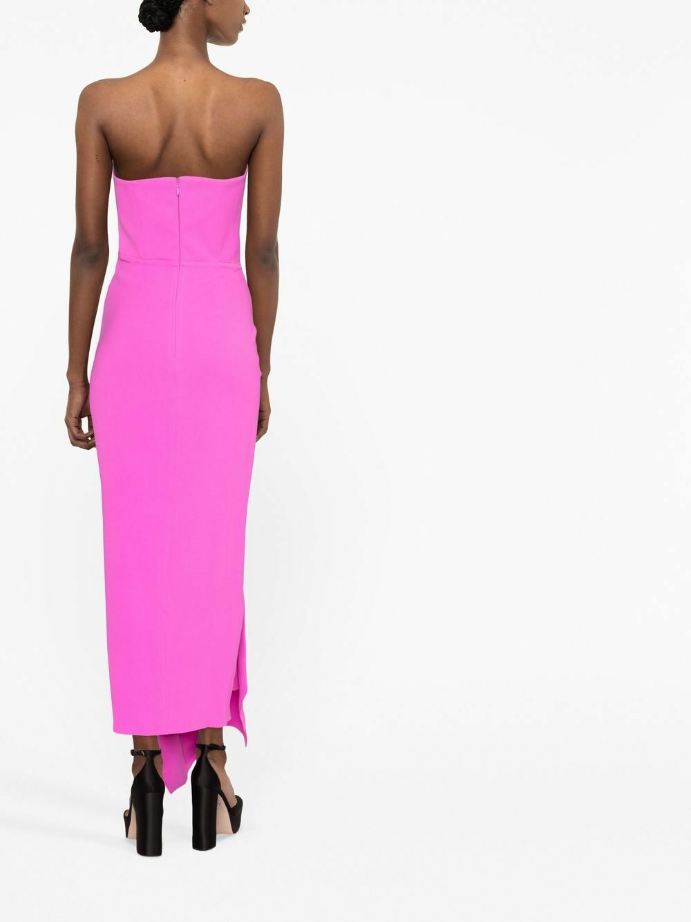 womens black midi summer dress HT 360 Collective - Knee Length Dress For Women