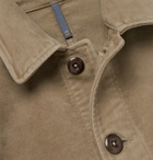 Incotex - Cotton-Moleskin Shirt Jacket - Men - Beige