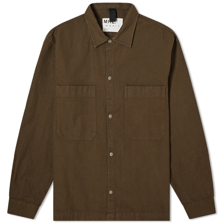 Photo: MHL. by Margaret Howell Offset Placket Overshirt