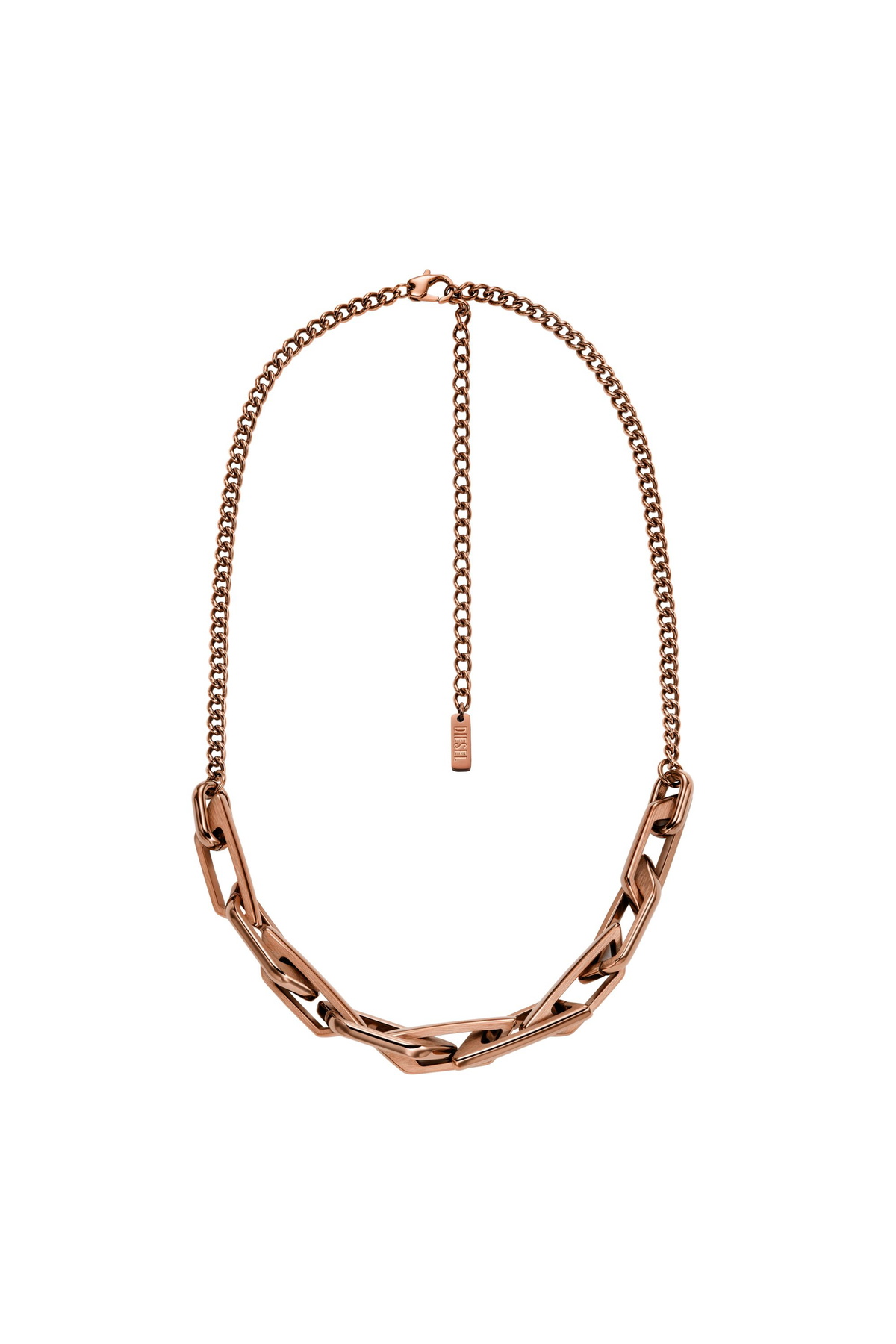 Diesel Stainless steel chain necklace - Necklaces - Unisex - Brown