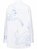 GAUCHERE - Oversize Printed Cotton Poplin Shirt