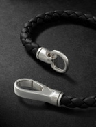 John Hardy - Braided Leather and Sterling Silver Bracelet - Black