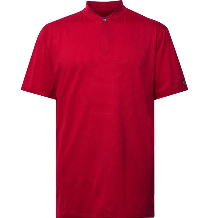 Photo: Nike Golf - Tiger Woods Dri-FIT Golf Polo Shirt - Red