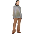 Marni Brown Virgin Wool Trousers