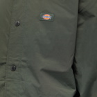 Dickies Men's Oakport Coach Jacket in Olive Green