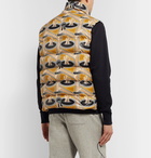 Moncler Genius - Fergus Purcell 2 Moncler 1952 Parker Printed Quilted Nylon Down Gilet - Gold