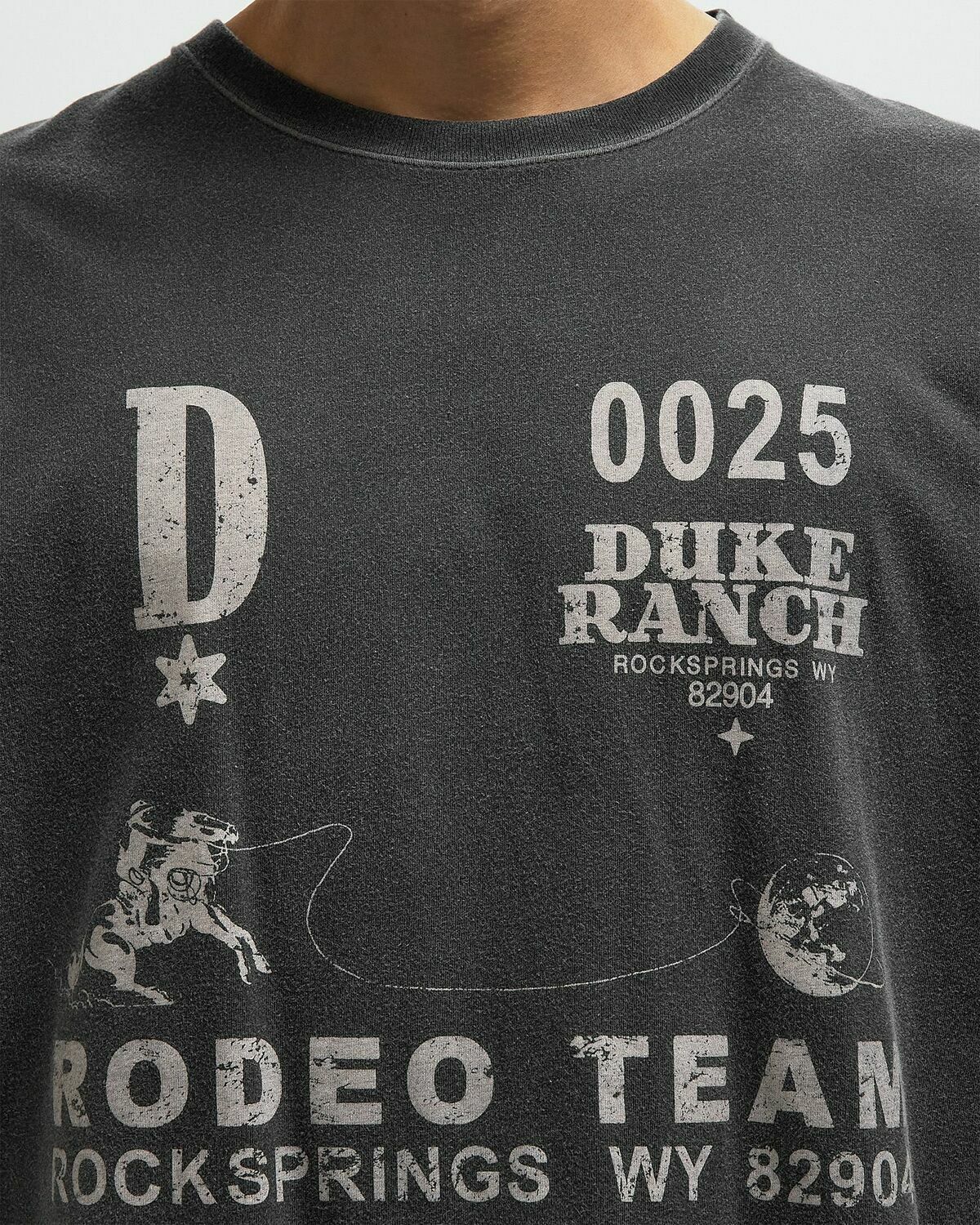 Duke & Dexter Rodeo Team Tee Black Mens Shortsleefe