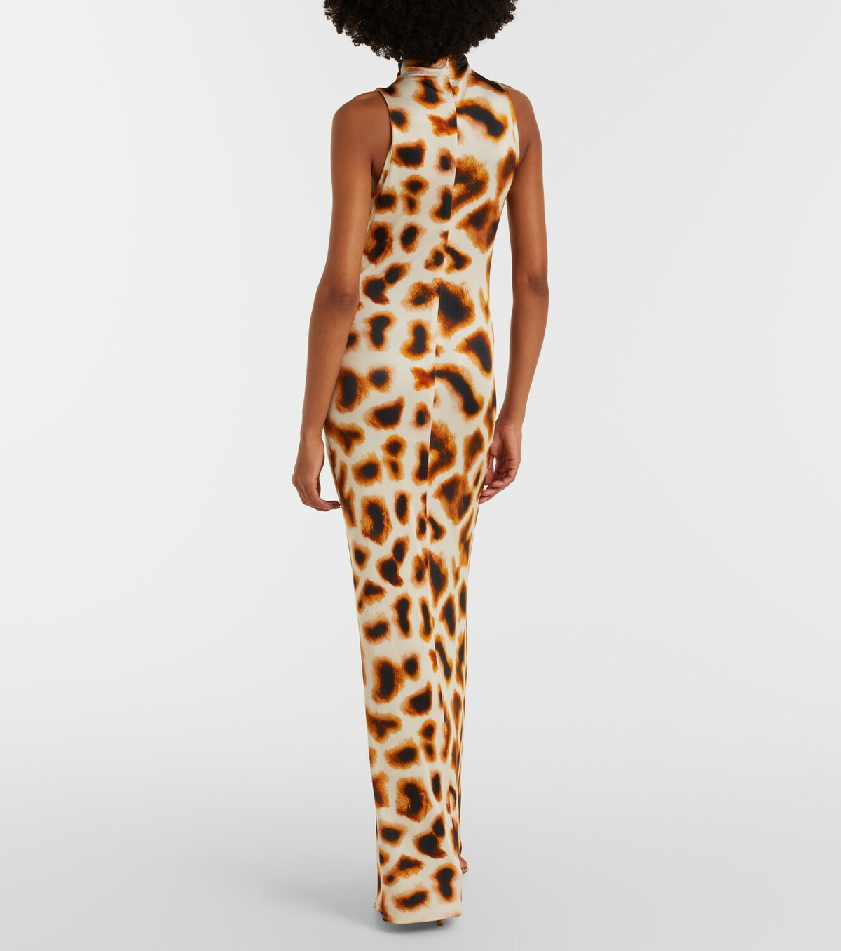 Christopher Esber Animal-print maxi dress