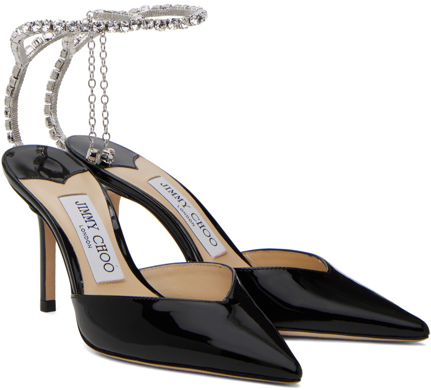 Jimmy Choo Black Saeda 85 Heels Jimmy Choo