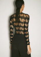 Saint Laurent Laddered Bodysuit