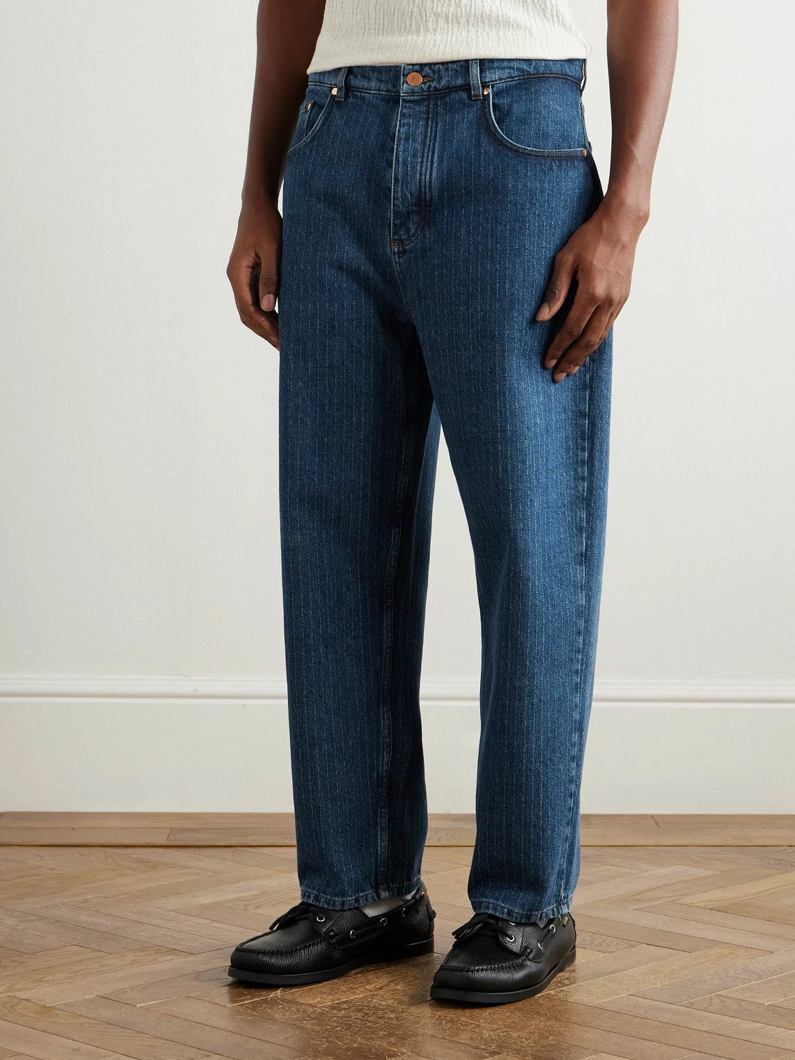 A Kind Of Guise - Terek Straight-Leg Organic Jeans - Blue