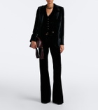 Etro Pegaso velvet vest