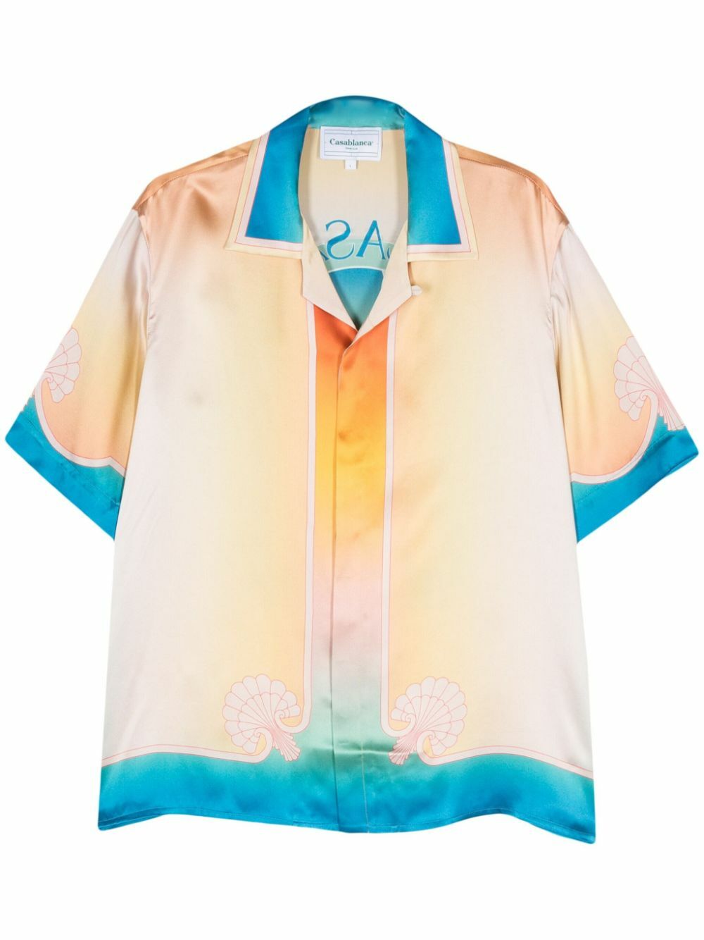Casablanca Multicolour L'Arc Coloré Silk Shirt