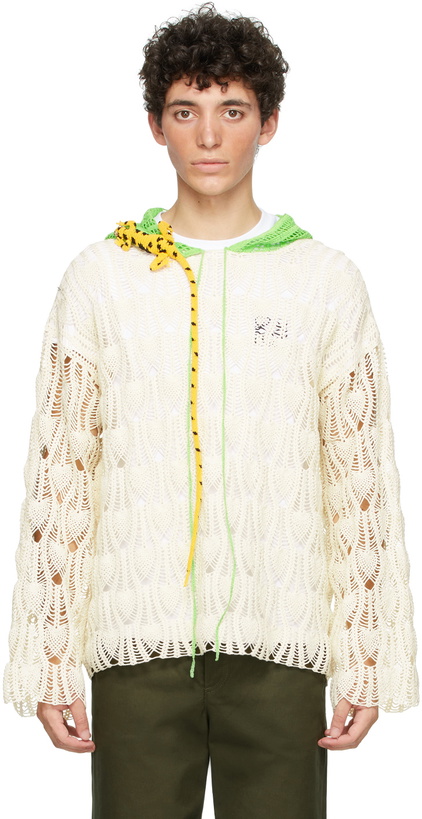 Photo: Loewe Off-White Paula's Ibiza Crochet Hoodie