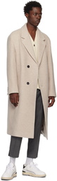 Solid Homme Gray Brushed Coat