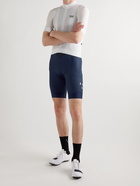 Pas Normal Studios - Mechanism Logo-Print Stretch-Jersey and Mesh Cycling Bib Shorts - Blue