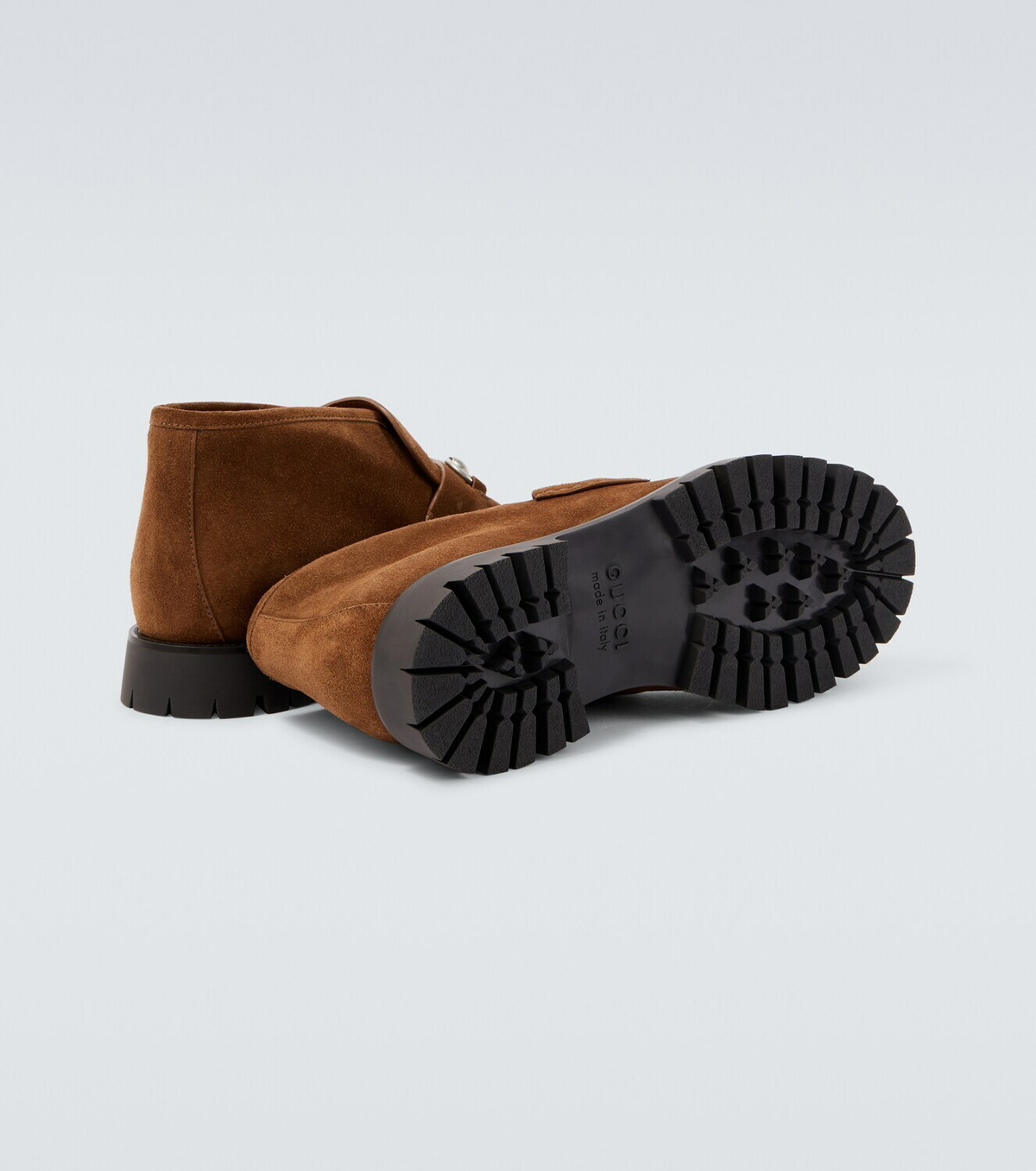 Gucci Horsebit suede ankle boots