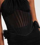 Magda Butrym Floral-appliqué corset