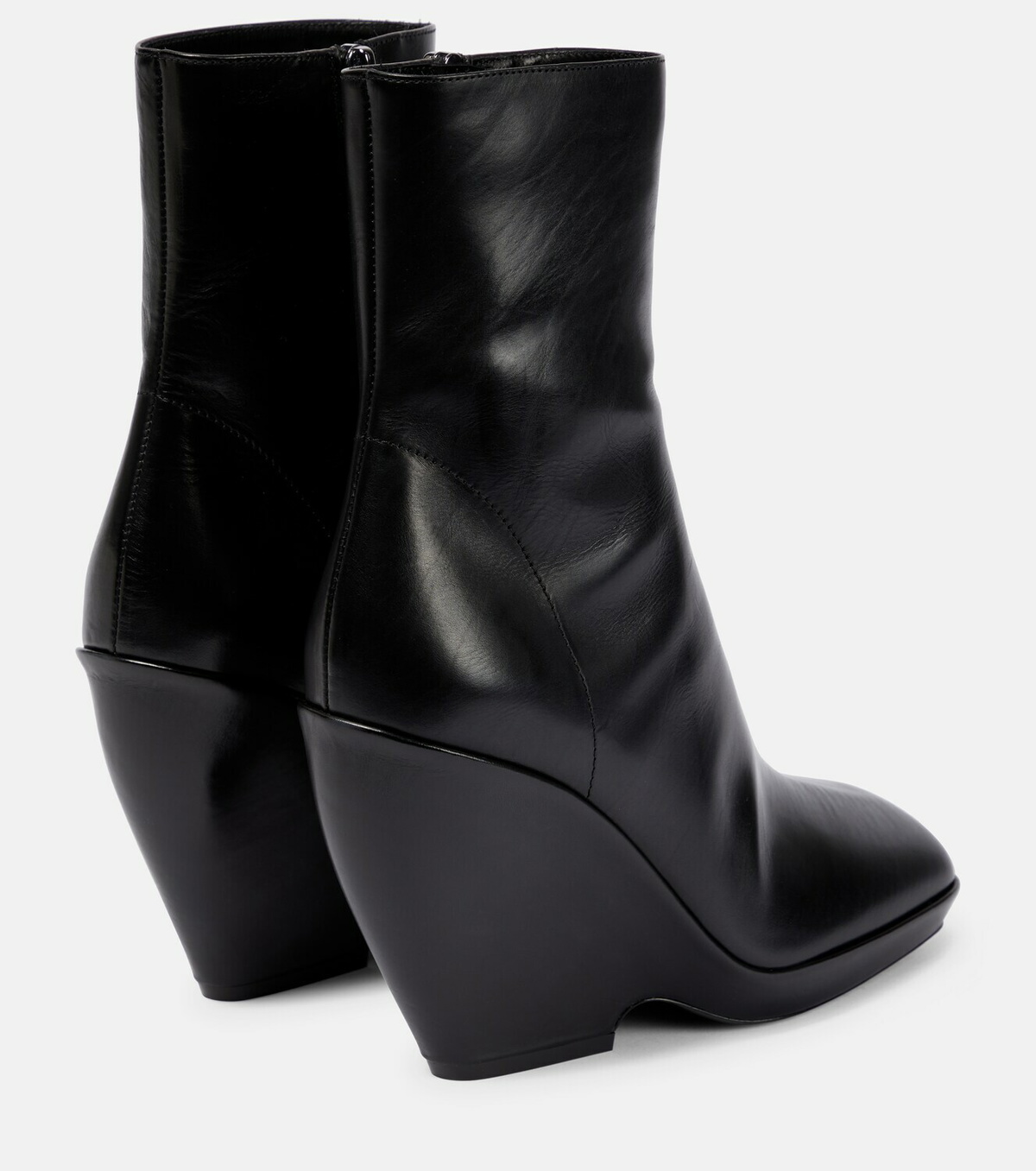 Khaite - Morgan leather ankle boots