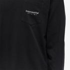 thisisneverthat Men's Long Sleeve L-Logo Pocket T-Shirt in Black