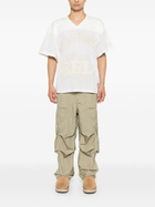 ERL White Logo-Appliqué T-Shirt