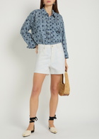 Frame The Everyday Denim Shorts Off White