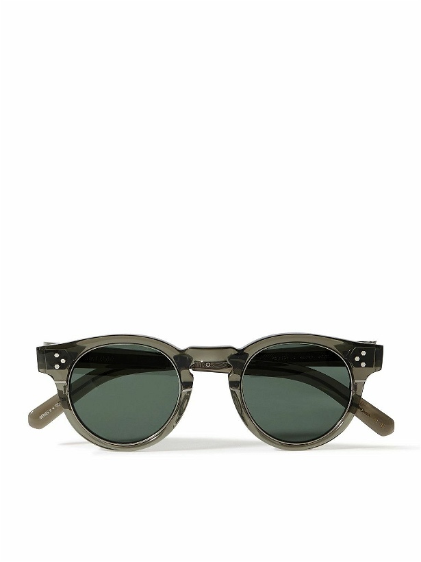 Photo: Mr Leight - Marmont II Round-Frame Acetate Sunglasses