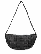 ST.AGNI Crescent Textured Leather Shoulder Bag