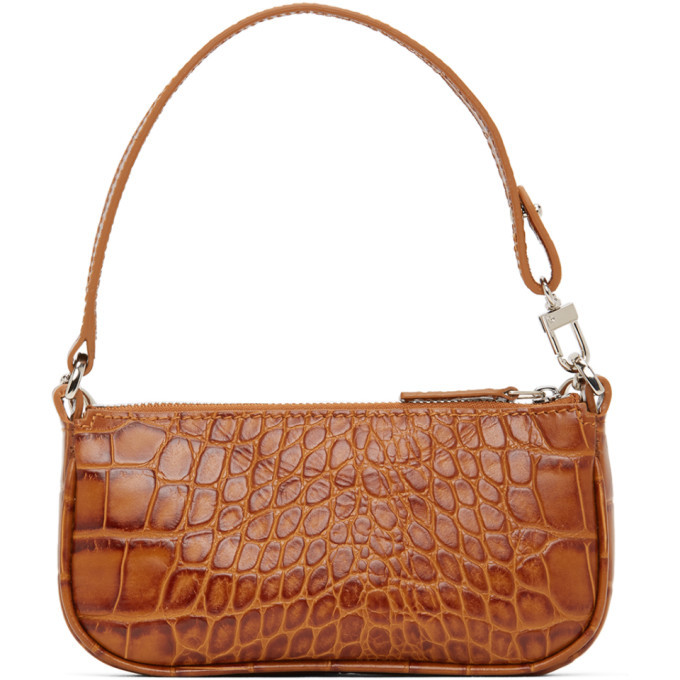 BY FAR バイファー レザー BAG 鞄 バッグ クロコ ミニ Rachel Rachel Nutella Croco Embossed Leather Shoulder Bag – BY FAR