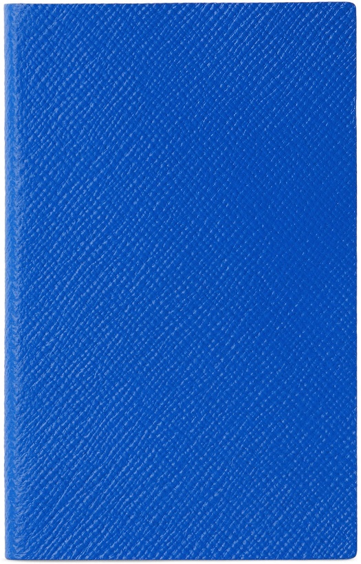 Photo: Smythson Blue Panama Notebook