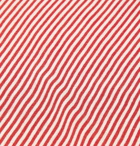 Officine Generale - Slim-Fit Striped Cotton-Jersey T-Shirt - Tomato red