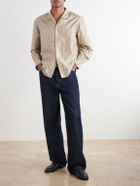 BODE - Sagebrush Printed Silk-Satin Shirt - Neutrals